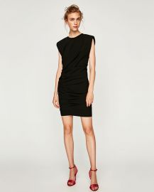 Mini Draped Dress at Zara